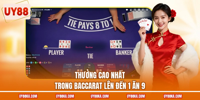 4 Tips Đánh Baccarat Trực Tuyến Thắng, Ăn Tiền Nhanh 3 Thưởng cao nhất trong Baccarat lên đến 1 ăn 9